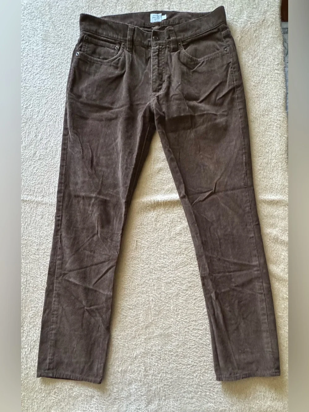 J. Crew Men's Dark Brown Corduroy Trousers